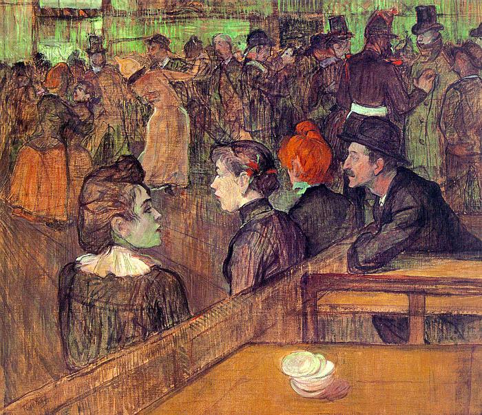  Henri  Toulouse-Lautrec At the Moulin de la Galette china oil painting image